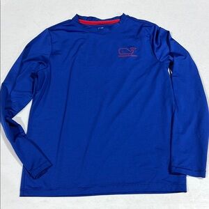 Vineyard Vines Blue Long Sleeve Shirt size 8-10 small youth
